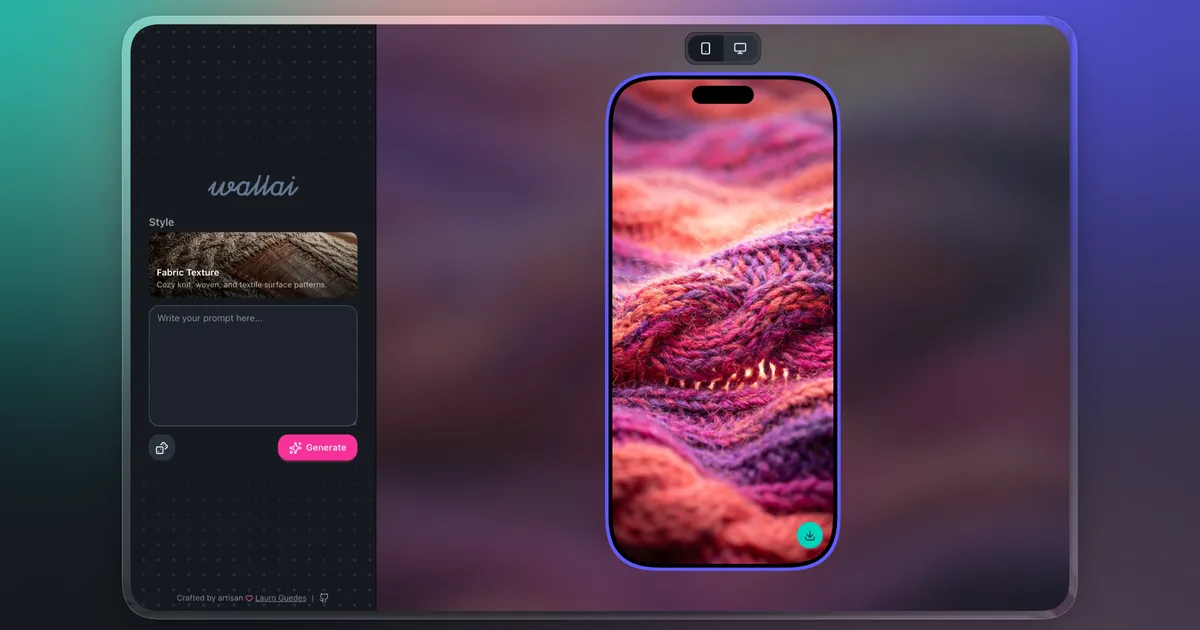 Wallai: AI-Powered Wallpaper Generator