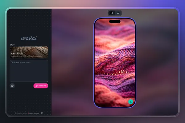 Wallai: AI-Powered Wallpaper Generator