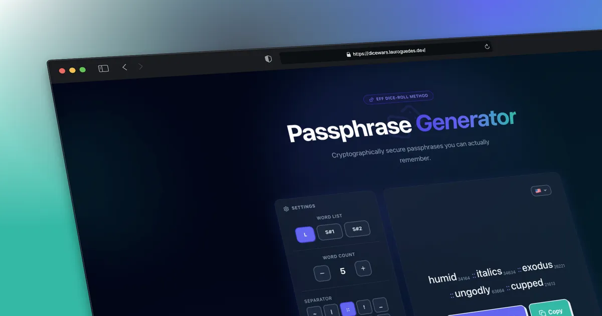 Passphrase Generator